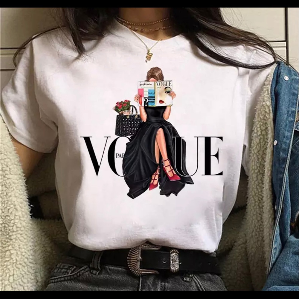 New Fashion Vogue womens T-shirt - Picture 1 of 6